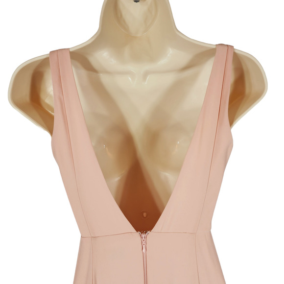 Show Me Your Mumu Maxi Dress Womens sz XS Jenn Blush Pink V Neck - Picture 5 of 12